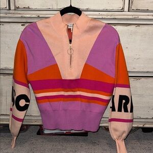 Paris Atelier & Other Stories Colorblock ‘Disco Paris’ Sweater